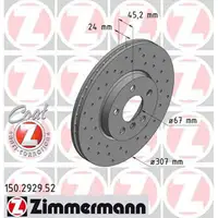 Zimmermann SPORT brake discs + Pads + Wako for BMW 2 Series F45, F46, X1, F48 (from July 2019) &ndash; Front