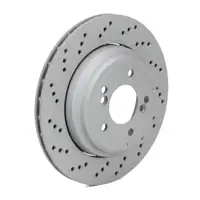 Zimmermann FORMULA Z Brake Disc Set for BMW E46 M3/CSL and Z4M (343/360 hp) &ndash; Rear