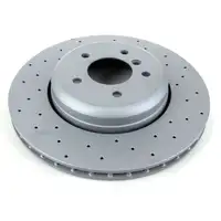 Zimmermann SPORT Bremsscheiben Satz f&uuml;r BMW 5er E60 E61 6er E63 E64 645Ci 650i 635d hinten