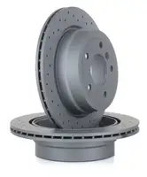 Zimmermann SPORT Bremsscheiben + Bel&auml;ge + Wako f&uuml;r BMW 1er E88 E82 123d bis 02.2010 hinten