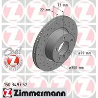 Zimmermann SPORT Bremsscheiben 300mm 150.3497.52 f&uuml;r BMW 1er 3er 4er vorne