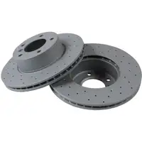 Zimmermann SPORT Brake Discs + Pads + Wako for BMW E81, E87, E90&ndash;E93 (up to March 2010) &ndash; Front