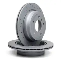 Zimmermann SPORT Bremsscheiben + Bel&auml;ge + Wako f&uuml;r BMW X1 E84 16-25i 16-25d 03.2010 hinten