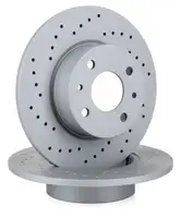 Zimmermann SPORT Brake Disc Set for FIAT Bravo 2, Linea, Stilo 192 (Rear)