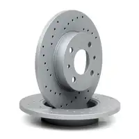 Zimmermann SPORT Bremsscheiben + Bel&auml;ge f&uuml;r FIAT Panda 169_ 1.2 4X4 1.4 1.3 D hinten
