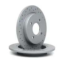 Zimmermann SPORT Bremsscheiben Satz f&uuml;r FORD Fiesta 5 ST150 6 Focus 1 hinten