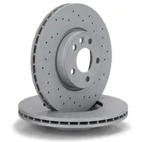 Zimmermann SPORT Bremsscheiben + Beläge + Wako SEAT Alhambra VW Sharan T4 16 Zoll vorne