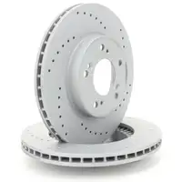 Zimmermann SPORT brake discs for Honda CR-V, HR-V, Integra, Legend, and Prelude (Front)