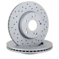 Zimmermann SPORT Bremsscheiben + Bel&auml;ge f&uuml;r HONDA Civic 8 Hatchback vorne