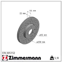 Zimmermann SPORT Bremsscheiben + Bremsbel&auml;ge f&uuml;r MAZDA MX-5 4 ND 1.5 131/132 PS vorne
