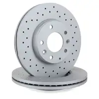 Zimmermann SPORT Bremsscheiben Satz f&uuml;r Mazda 6 (GG GY) 1.8 2.0 2.3 2.0DI vorne