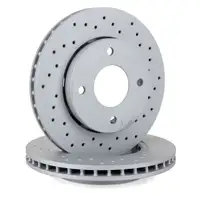 Zimmermann SPORT Bremsscheiben f&uuml;r Mitsubishi Colt CZC VI Smart ForFour vorne