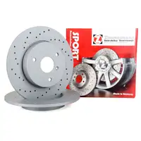 Zimmermann SPORT Bremsscheiben Satz f&uuml;r SMART City-Coupe ForTwo Cabrio Crossblade vorne