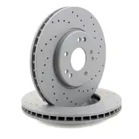 Zimmermann SPORT brake discs for Mercedes 190 W201 Evo II 2.5 W124 R129 (Front)