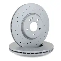 Zimmermann SPORT Brake Disc Set for Mercedes W202, C208, A208, W210, S210 (Front)