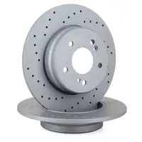 Zimmermann SPORT brake discs, 290 mm, for Mercedes W202, C36 AMG, W203, W210, R171 (rear)