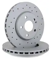 Zimmermann SPORT Brake Discs + Pads + Wako for MERCEDES W169 W245 (Front)