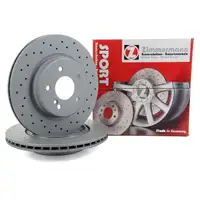 Zimmermann SPORT Bremsscheiben Satz f&uuml;r Mercedes W202 W203 W210 R170 R171 hinten