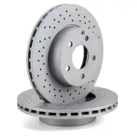 Zimmermann SPORT Bremsscheiben + Bel&auml;ge + Wako f&uuml;r MERCEDES C-Klasse W204 S204 C204 vorne