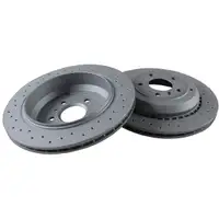 Zimmermann SPORT brake discs + Pads + Wako for MERCEDES X164 W164 (Front + Rear)