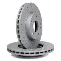 Zimmermann SPORT Bremsscheiben Satz f&uuml;r MERCEDES W176 W246 C117 vorne