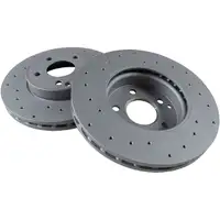 Zimmermann SPORT Brake Disc Set for Mercedes-Benz E-Class W211 S211 (Front)