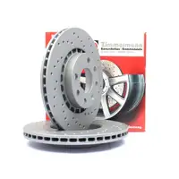 Zimmermann SPORT brake discs for Opel Astra F, Corsa B, Tigra A, and Vectra A (Front)