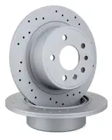 Zimmermann SPORT brake discs for Opel Omega B 2.0&ndash;3.2 V6, 2.2/2.5 DTI (Rear)