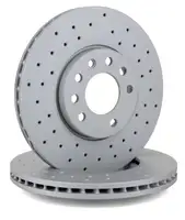 Zimmermann SPORT brake discs + Pads for OPEL Calibra A and Vectra B (Front)