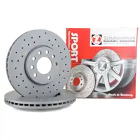 Zimmermann SPORT Bremsscheiben f&uuml;r Opel Calibra A Vectra B Saab 9-3 9-5 vorne