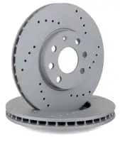 Zimmermann SPORT brake discs for Opel Astra G 1.2&ndash;1.8 16V, 1.7/2.0 DTI (Front)