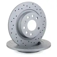 Zimmermann SPORT Brake Disc Set for OPEL Signum, Vectra C, SAAB 9-3 YS3F (15-inch rear)