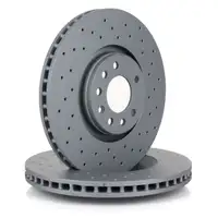 Zimmermann SPORT Brake Discs + Pads for OPEL Astra H/GTC, Zafira B, OPC 240/241 hp (front)