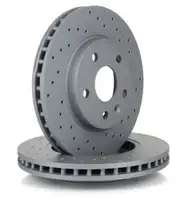 Zimmermann SPORT Brake Disc Set for Chevrolet Malibu, Insignia, and Saab 9-3 (Front)