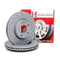 Zimmermann SPORT Brake Disc Set for OPEL Astra J, Zafira C, Ampera (16-inch front)
