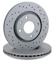 Zimmermann SPORT Brake Disc Set for CITROEN C2, C3, C4, C5 and PEUGEOT 206, 207, 208, 301 (Front)