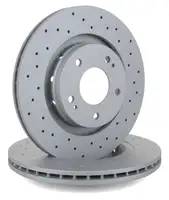 Zimmermann SPORT Bremsscheiben Satz f&uuml;r CITROEN C-Crosser MITSUBISHI PEUGEOT 4007 vorne