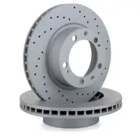 Zimmermann SPORT Brake Discs pb:z Wako Brake Pads for PORSCHE 944 2.5 Turbo, 3.0 S2, 968 (Front)