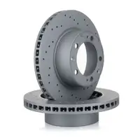 Zimmermann SPORT Brake Discs + pb:z Wako Brake Pads for PORSCHE 964 3.6 Carrera 250 hp (front)