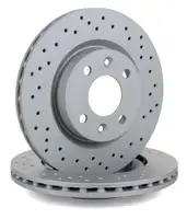 Zimmermann SPORT Bremsscheiben + Bel&auml;ge + Wako f&uuml;r RENAULT Clio 1 Megane 1 1 2 vorne