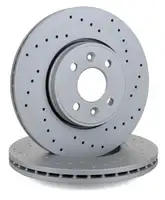 Zimmermann SPORT Brake Discs + Pads + Wako for RENAULT Megane 1/Scenic (Front)