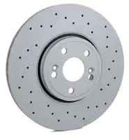 Zimmermann SPORT brake discs + Pads for RENAULT Espace 4 Vel Satis (Front)