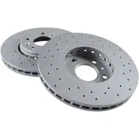 Zimmermann SPORT Brake Disc Set for Renault Laguna 3, Megane 3, and Scenic 3 (Front)