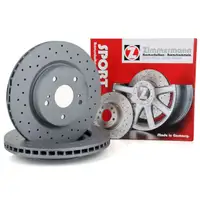 Zimmermann SPORT Bremsscheiben Satz f&uuml;r Suzuki Grand Vitara II (JT) Allrad vorne