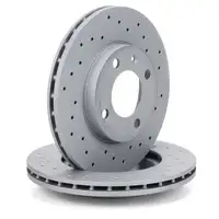 Zimmermann SPORT Brake Disc Set for VW Golf 1, 2, 3, Passat, Vento, and Ibiza 2 (with ABS) - Front