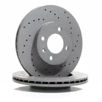 Zimmermann 600.1597.52 SPORT Brake Disc Set for SEAT Arosa, VW Golf 2, 3, Polo, 6N (Front)