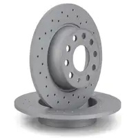 Zimmermann SPORT Brake Disc Set for VW Golf 6, 7, 8, T-Roc, Touran, A3, 8P, 8V, 8Y, Q2 (Rear)