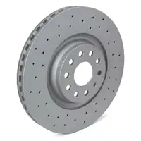 Zimmermann SPORT Brake Discs + Pads for AUDI TT 1.8/2.0 TFSI, 2.0 TDI, TTS (Front)