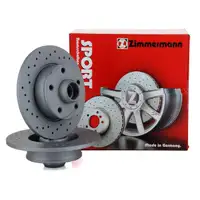 Zimmermann SPORT brake discs for VW Golf 3, Passat Vento 2.0 GTI, 2.8VR6 (Rear)
