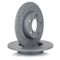 Zimmermann SPORT Bremsscheiben + Bel&auml;ge f&uuml;r VW Golf 3 Passat Variant 2.9 VR6 Syncro hinten